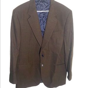 Sartoriale Italian Brown and Navy Blue Suit Jacket
